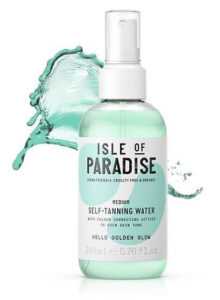 Isle of Paradise Self-Tanning Water Medium - Golden Glow Full Size, one of the best over the counter self tanner