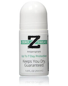ZeroSweat Antiperspirant Deodorant Clinical Strength hyperhidrosis treatment - reduces armpit sweat and smell. This is the best way to stop sweating.