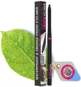 Mia Adora Best Cruelty Free Waterproof Eyeliner Pencil with Sharpener - All Day Smudge proof Wear - Easy to Use and Perfect Eye Liner for Your Cat Eyes and Waterline. • best waterproof eyeliner for contact lens wearers, best no smudge eyeliner