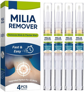 What's the best mole removal cream? Here is the TOPNaturePlus 4Pack per Box Milia Remover. Proven to treat skin tags, warts, dark and light moles, milia, corns, and calluses on the feet