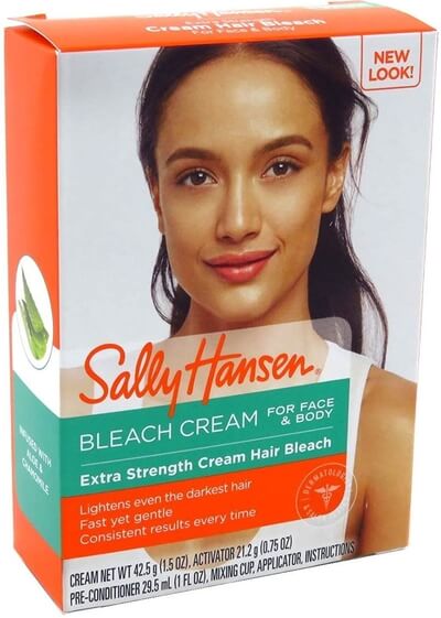 Wondering how to get beard dye out of eyebrows? Here is the Sally Hansen Extra Strength Creme Bleach that you can use to bleach your eyebrows and remove any dye