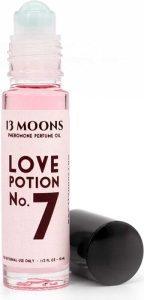 The 13 Moons Love Potion Number 7 Pheromone Infused Perfume Roll-on Oil, Strong Attraction Unisex Pheromones